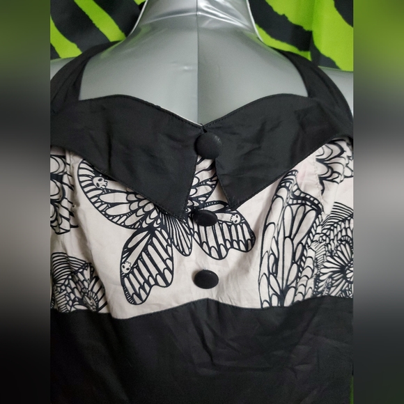 Banjocake Moth Halter Dress size L - Picture 8 of 11